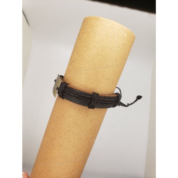 libra Zodiac vegan leather bracelet - Picture 2 of 2